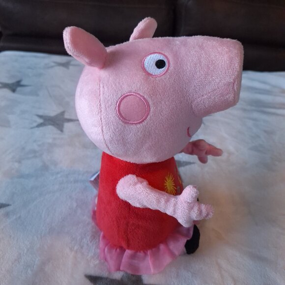 Peppa Pig Great Day for Giggles Peppa Plush with Sound Baby and Toddler Works - Picture 4 of 12